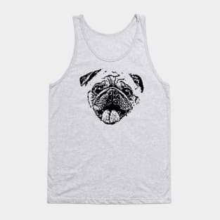 Elderly Pug Tank Top